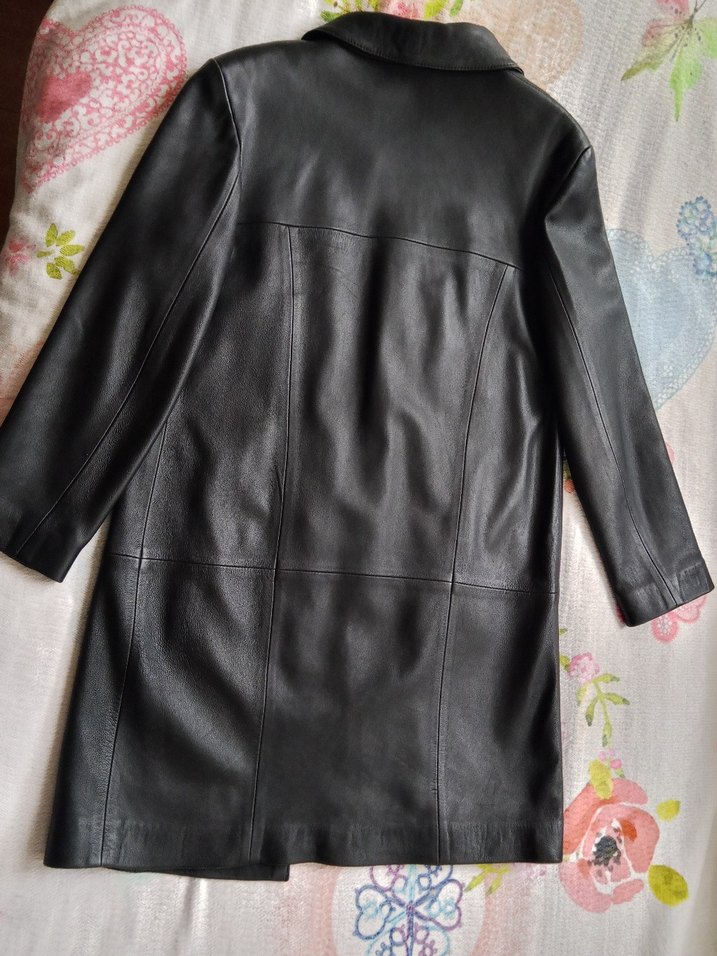 Siyah Kadın Deri Ceket - Görsel 3