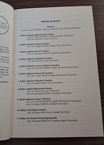  Eğitime Giriş - 18. Baskı