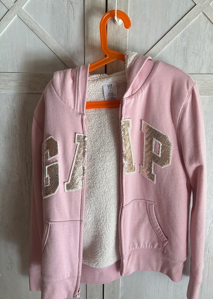 GAP içi polarlı kapüşonlu ceket - Görsel 3