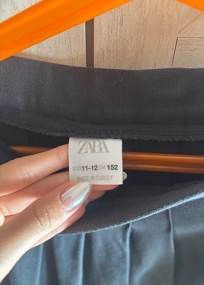 Zara mini pileli az giyilmiş etek - Görsel 2