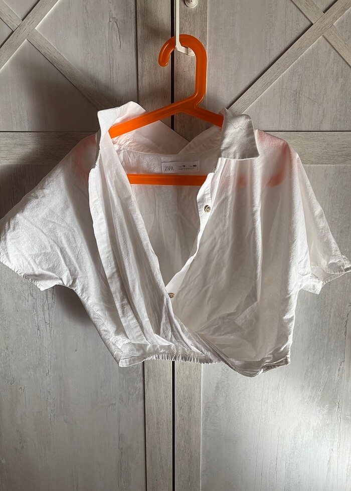 Zara kısa gömlek - Görsel 2