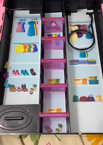 Pastel Pembe Çocuk Dolabı - Görsel 2