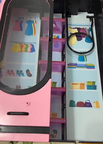 Pastel Pembe Çocuk Dolabı - Görsel 3