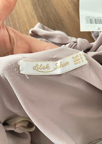 İnci Detaylı Bej Hamile Mini Bluz - Görsel 4