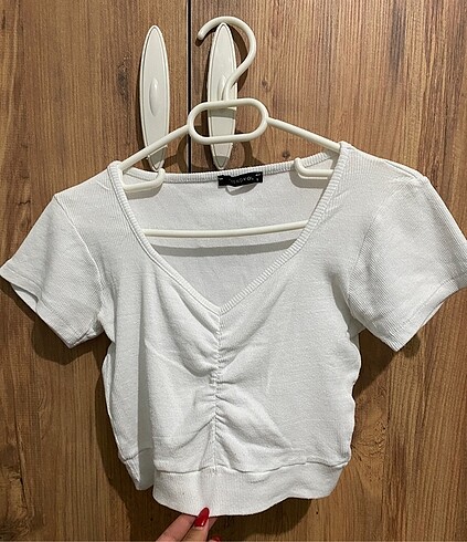 Trendyol & Milla Trendyol beyaz S beden crop