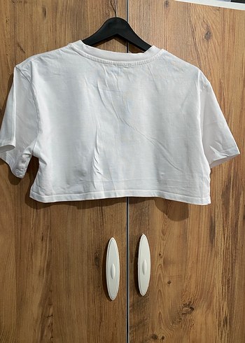 Beyaz Kısa Kollu Mini Tişört - Görsel 3