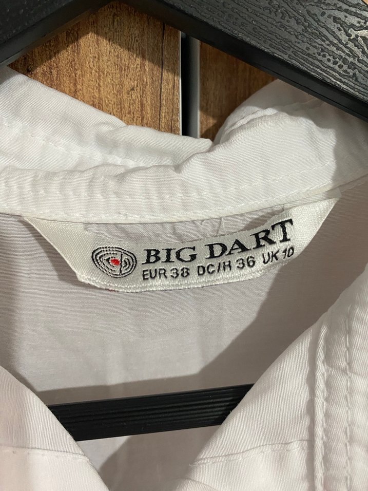 38 beden beyaz gömlek - Görsel 2