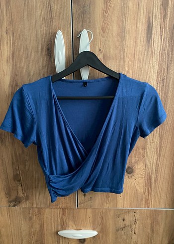 Trendyolmilla Kruvaze Yaka Viskoz Esnek Örme Bluz