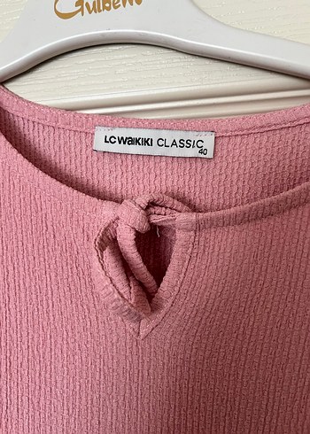 Pembe Uzun  Elbise, Fırfırlı, Salaş Kesim - Görsel 3