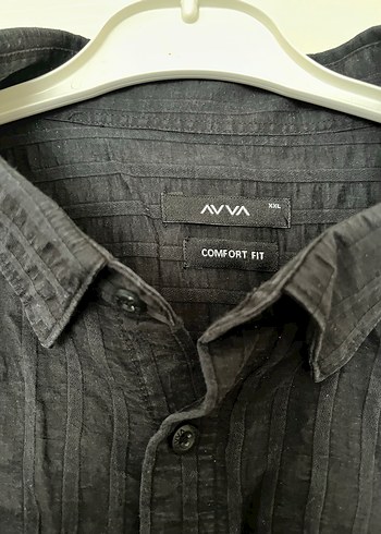 Siyah  Uzun Kollu Erkek Gömlek - Görsel 5