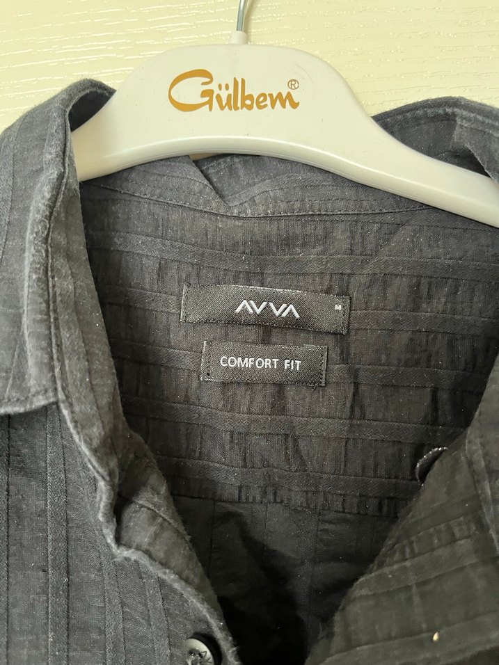 Siyah  Uzun Kollu Erkek Gömlek - Görsel 2