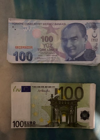 Altın ve Gri Renkli Sahte Para Seti