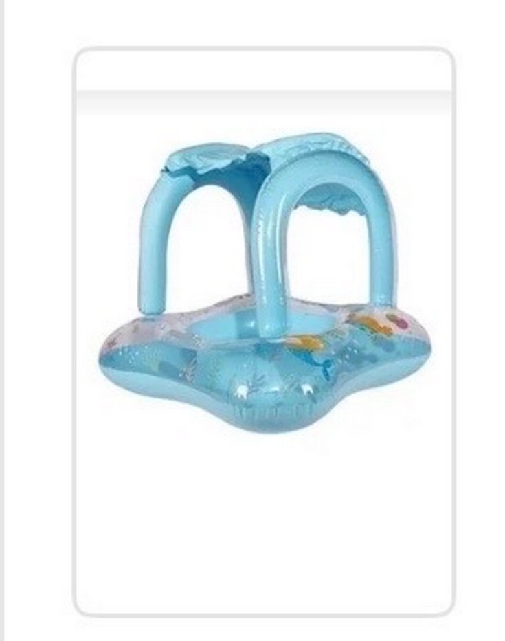 Mavi Çocuk Şişme Gölgelikli Havuz - Görsel 2