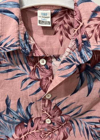 Erkek Çocuk Kısa Kollu Düğmeli Gömlek şort takım - Görsel 3