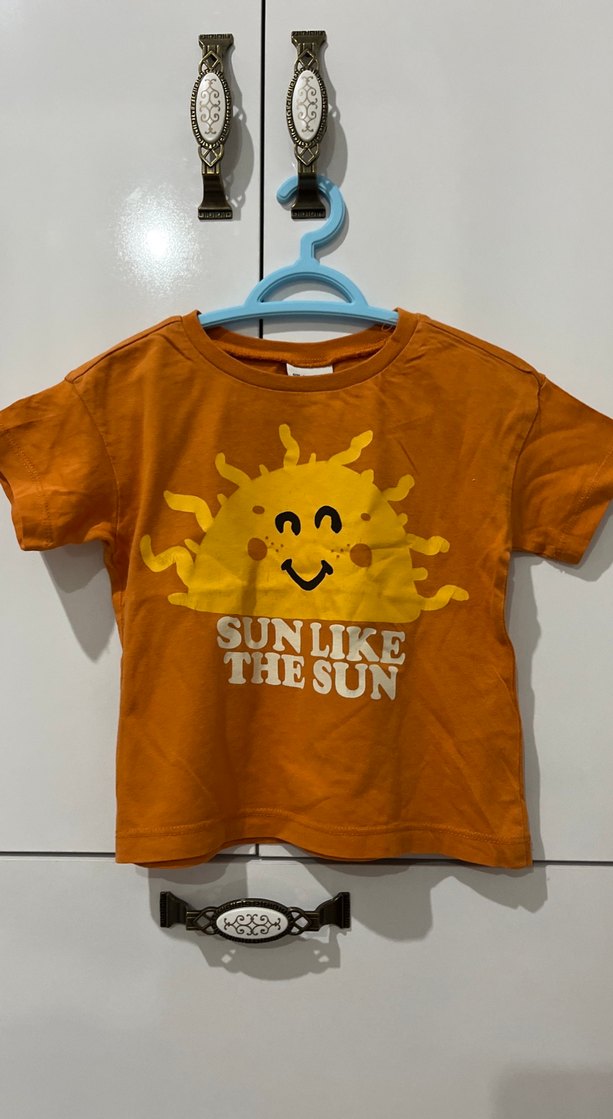 Erkek Çocuk Renkli Baskılı Kısa Kollu Tişört - Görsel 2