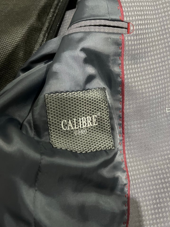 Gri Zincir Detaylı Erkek Takım Elbise - Görsel 4