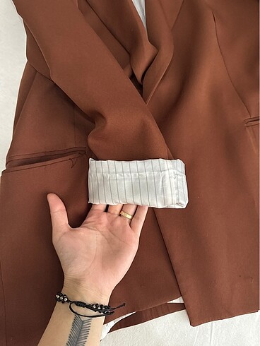 Oversize blazer ceket - Görsel 2