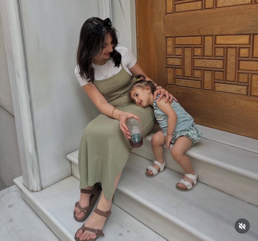 Kadın Haki Midi askılı Elbise - Görsel 2