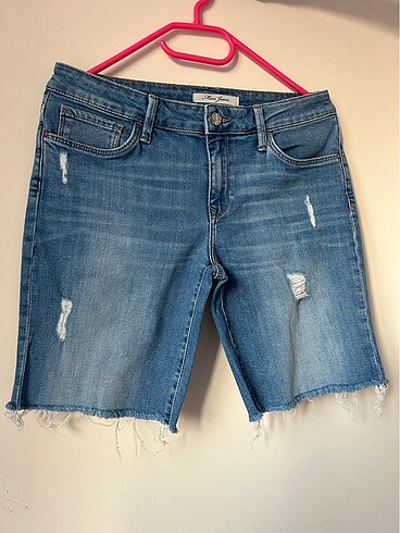 28 Beden mavi jeans şort