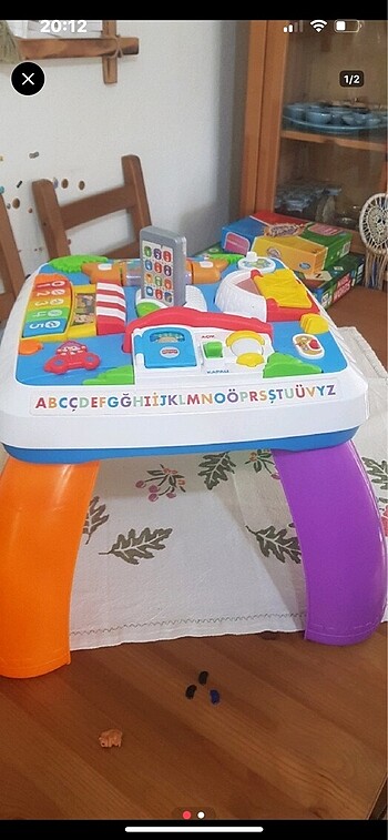 fisher price eğitici masa