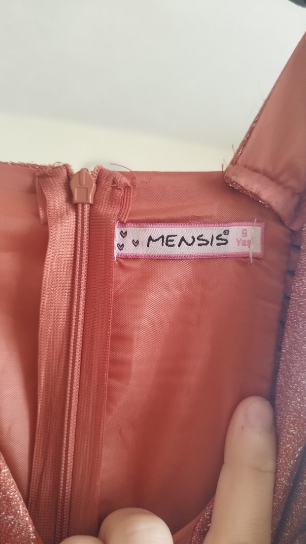 Bordo Straplez Pilili Midi Abiye Elbise - Görsel 4