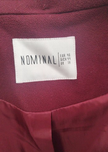 Bordo Örgü Detaylı Kaban - Görsel 4