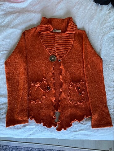 Vintage hoş bir kalın hırka