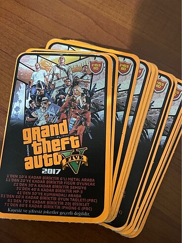 Beden GTA V OYUN KARTLARI