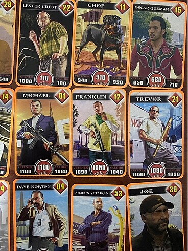 GTA V OYUN KARTLARI