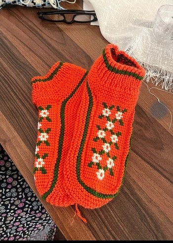 Ugg çeyizlik örgü patik