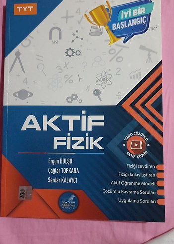 Aktif Fizik TYT test kitabı