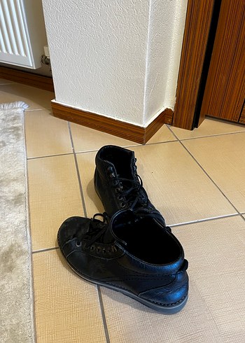 Siyah Kemerli Erkek Sokak Tarzı Bot - Görsel 6