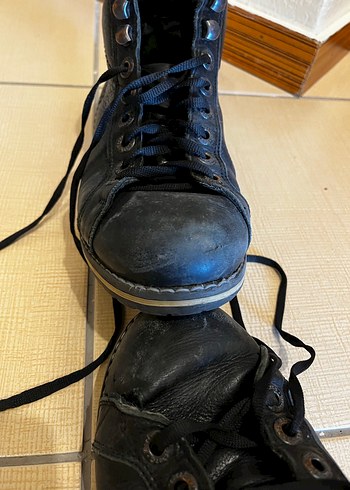 Siyah Kemerli Erkek Sokak Tarzı Bot - Görsel 5