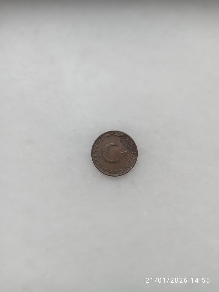 1971 yılına ait 5 kuruş - Görsel 4