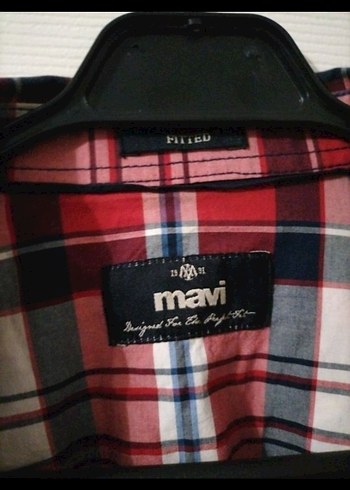 Bordo Ekose Desenli Uzun Kollu erkek Gömlek - Görsel 2