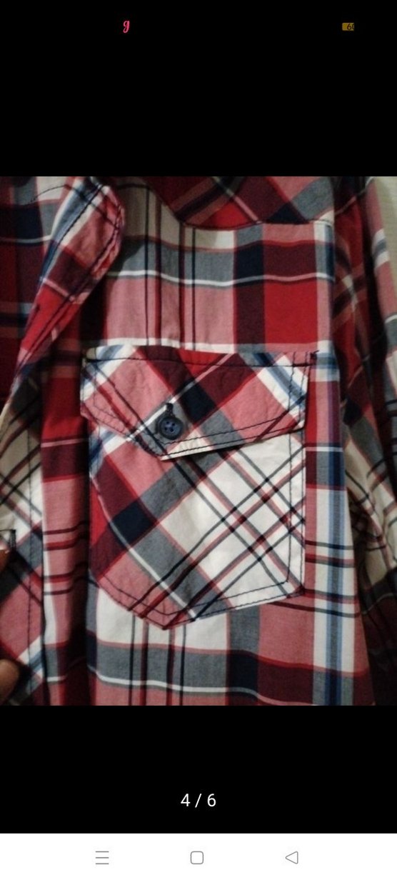 Bordo Ekose Desenli Uzun Kollu erkek Gömlek - Görsel 4
