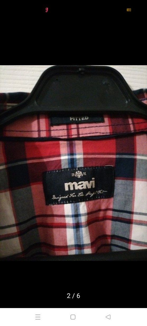 Bordo Ekose Desenli Uzun Kollu erkek Gömlek - Görsel 2