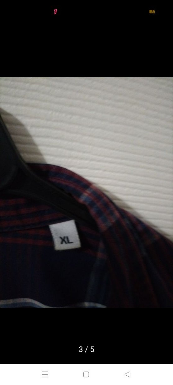 Bordo Erkek Düğmeli Uzun Kollu Gömlek - Görsel 3