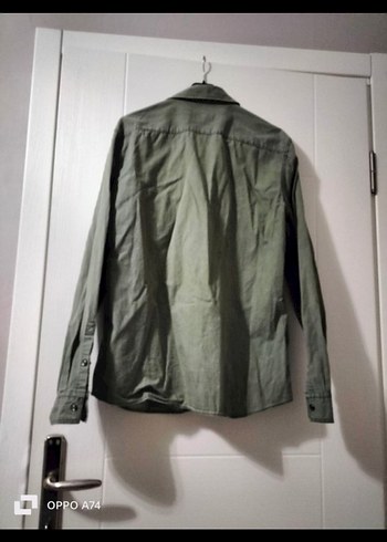 Mavi marka Düğmeli Erkek Keten Gömlek - Görsel 5