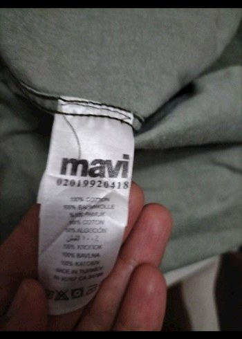 Mavi marka Düğmeli Erkek Keten Gömlek - Görsel 7