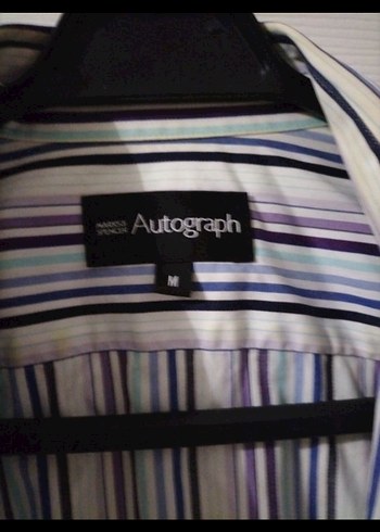 Çizgili Gri Uzun Kollu Erkek Gömlek - Görsel 2