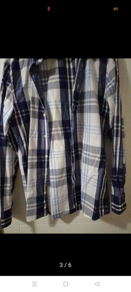 Fabrika marka Gri Ekose Pamuklu Uzun Kollu erkek Gömlek - Görsel 3