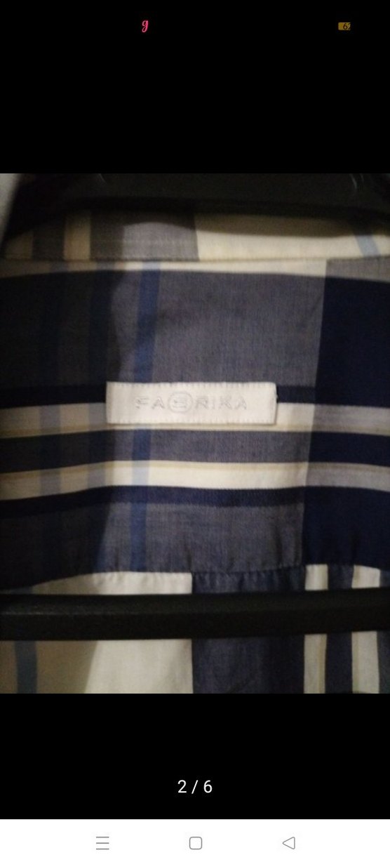 Fabrika marka Gri Ekose Pamuklu Uzun Kollu erkek Gömlek - Görsel 2