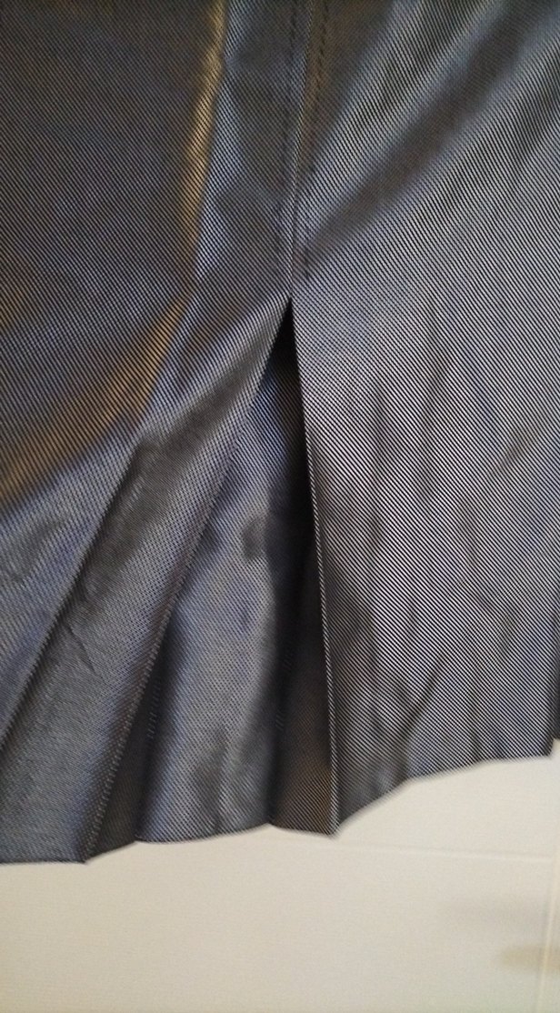 Gri Kadın Uzun Kollu Düğmeli Ofis Ceketi ve eteği takım - Görsel 5