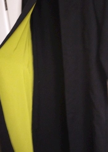 siyah yeşil tunik pardesü - Görsel 3