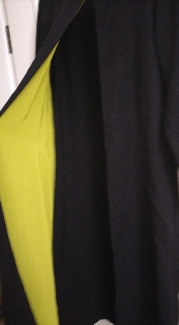 siyah yeşil tunik pardesü - Görsel 3