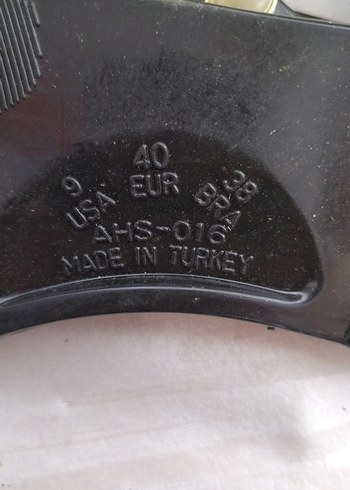 İnci Detaylı Siyah Sandalet - Görsel 3