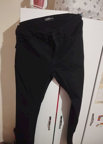 3 adet Siyah Rahat Kesim Erkek  Kot Pantolon - Görsel 2