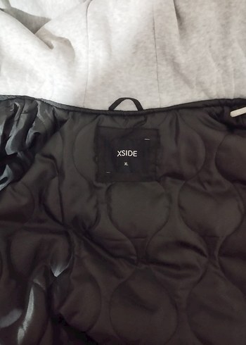 XSIDE Siyah Kapüşonlu Erkek Yağmurluk Mont - Görsel 2