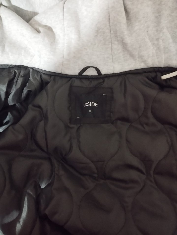 XSIDE Siyah Kapüşonlu Erkek Yağmurluk Mont - Görsel 2